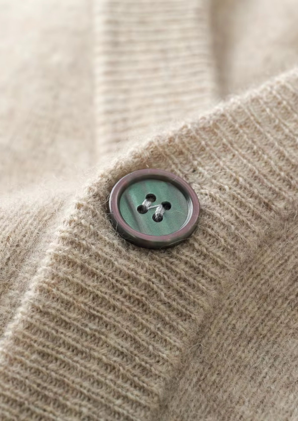 Pure Extra-Fine Merino Wool Essential Cardigan | Roccella