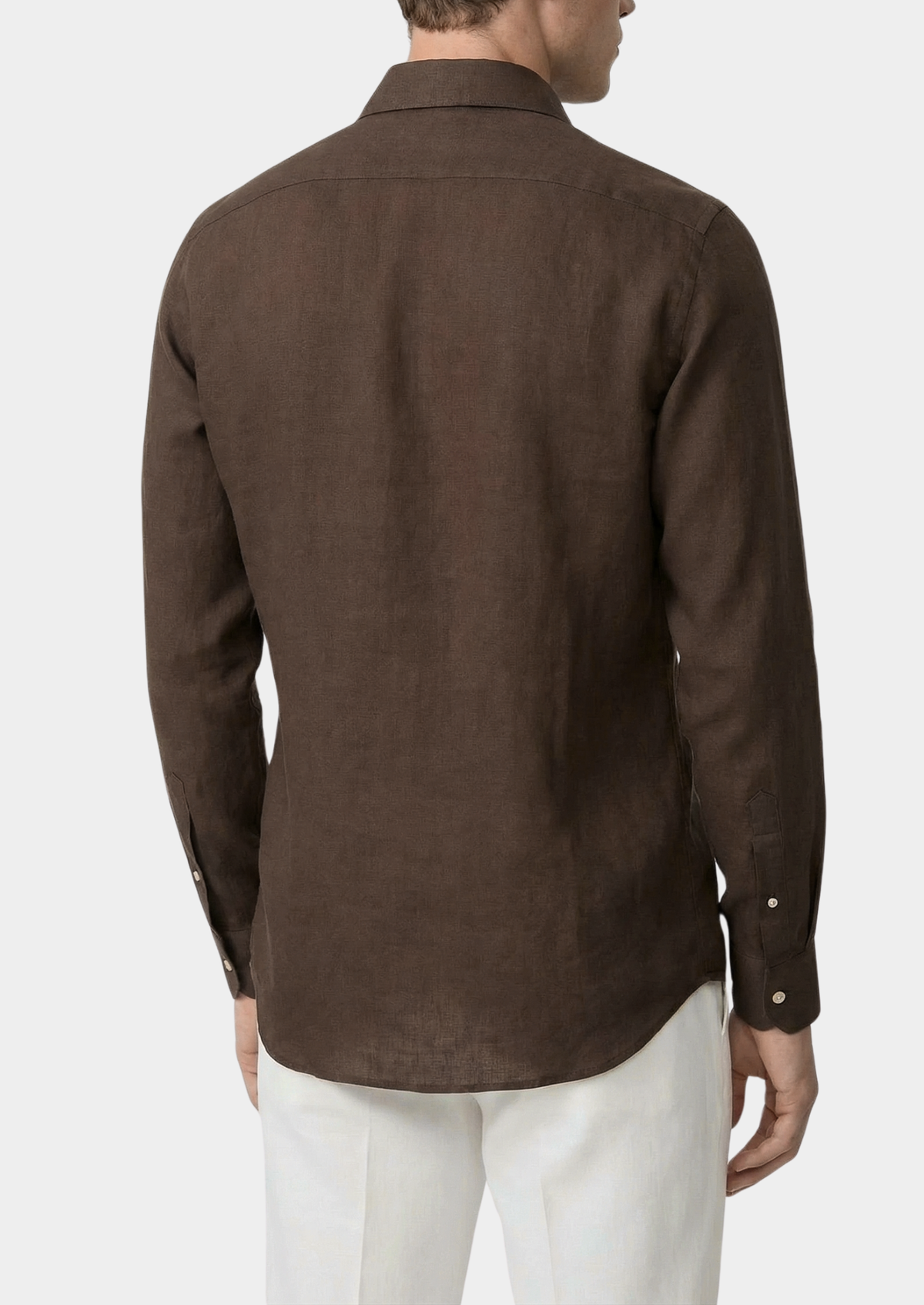 Portofino Coastal Shirt - Dark Brown | Roccella