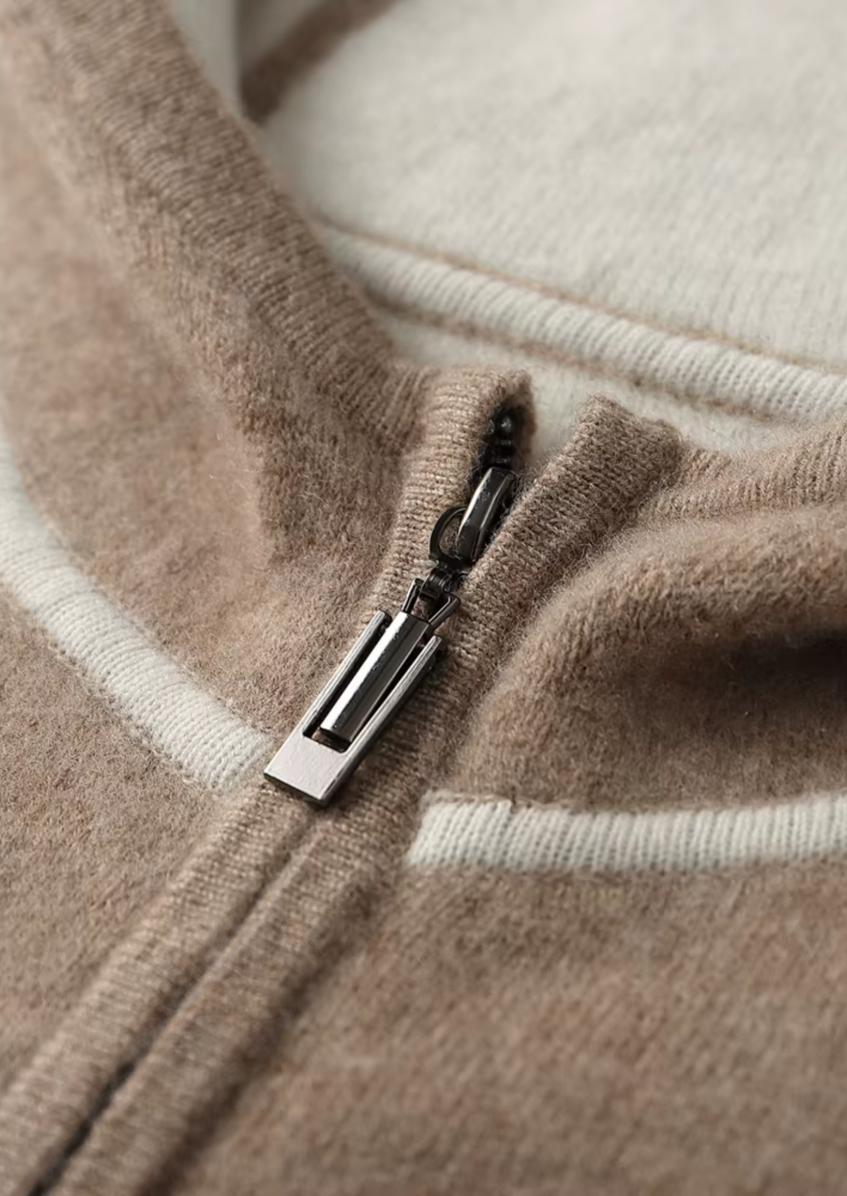Premium Cashmere Beige Milano Leisure Set | Roccella