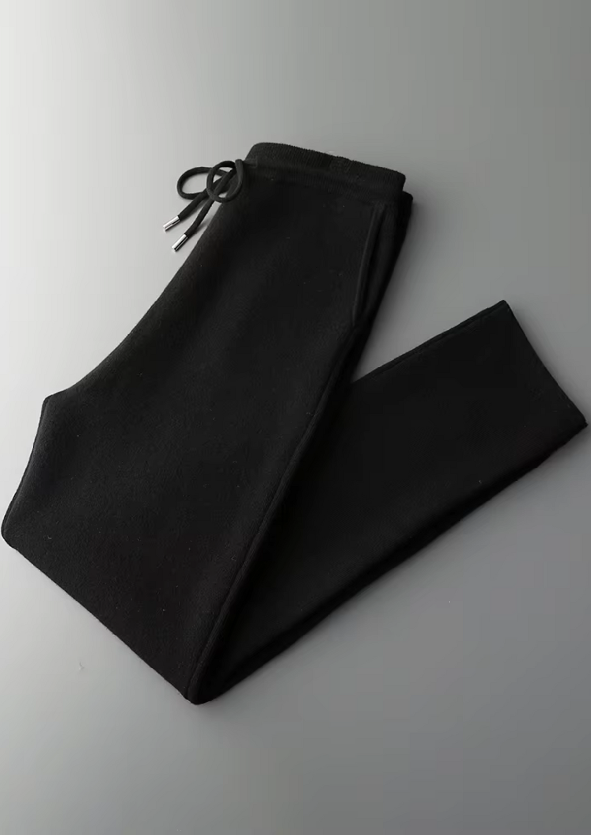 Pure Extra-Fine Merino Wool Black Arvo Set | Roccella