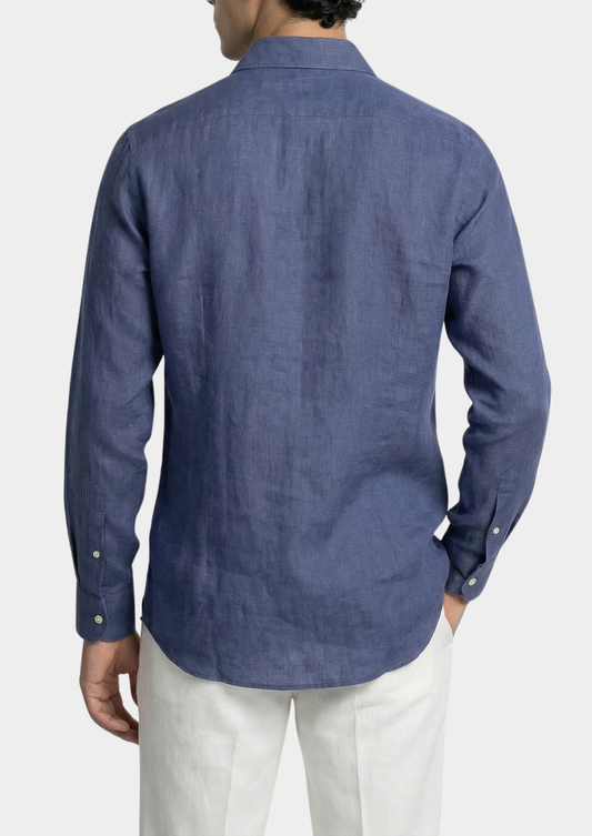 Portofino Coastal Shirt - Blue | Roccella
