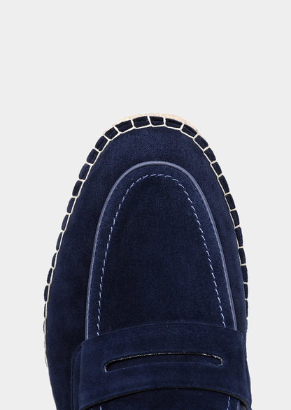 Penny Seaside Espadrilles - Navy Blue | Roccella