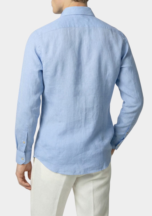 Portofino Coastal Shirt - Light Blue | Roccella