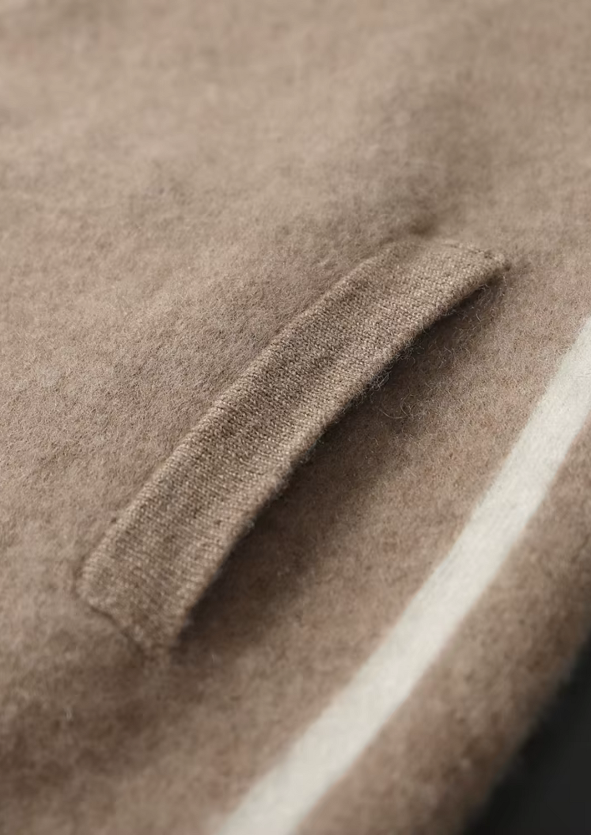 Premium Cashmere Beige Milano Leisure Set | Roccella
