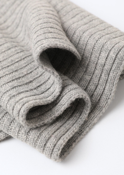 Pure Extra-Fine Merino Wool Wintertime Essentials - Light Gray | Roccella