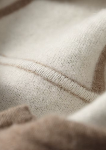 Premium Cashmere Beige Milano Leisure Set | Roccella