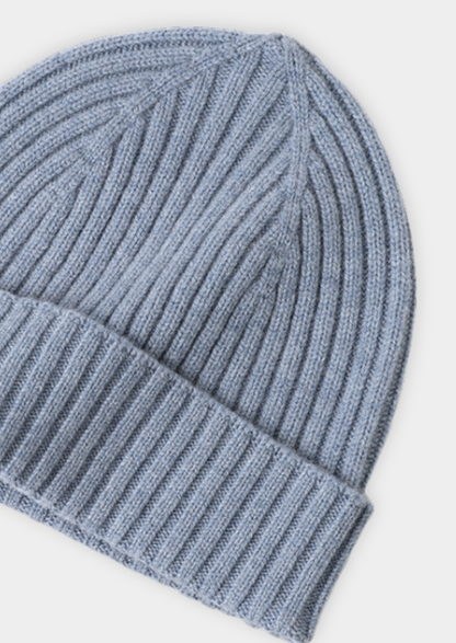 Pure Extra-Fine Merino Wool Wintertime Essentials - Light Blue | Roccella