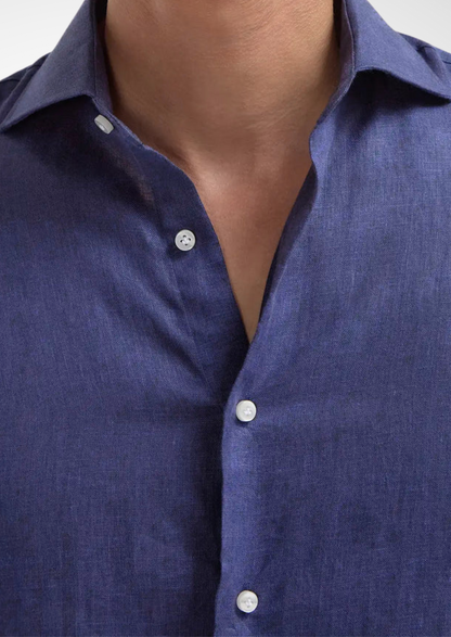 Portofino Coastal Shirt - Blue | Roccella