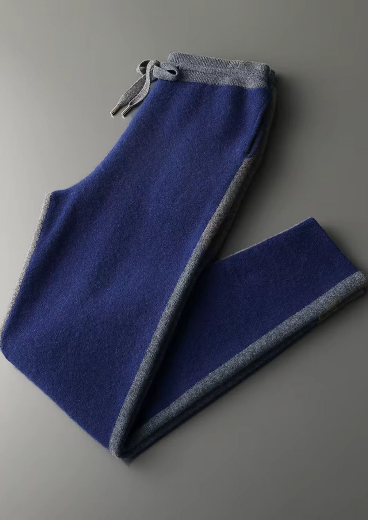 Premium Cashmere Navy Blue Torino Leisure Set | Roccella