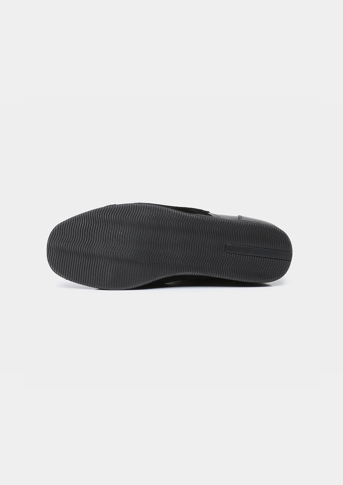 Black Retro Hybrid Suede Leather Runner | Roccella