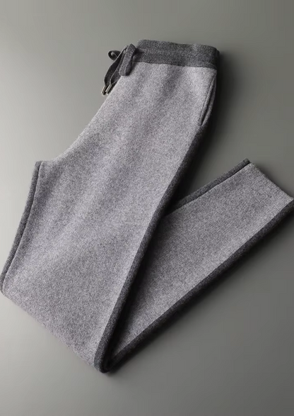 Premium Cashmere Dark Gray Torino Leisure Set | Roccella