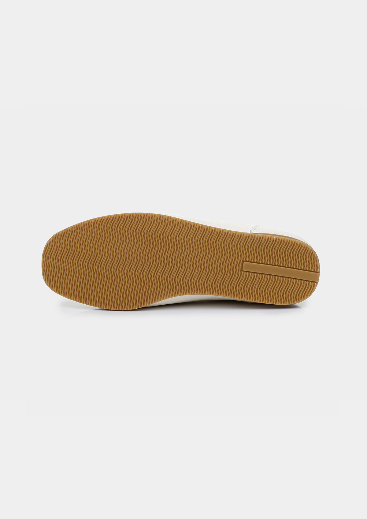 White Retro Hybrid Suede Leather Runner | Roccella