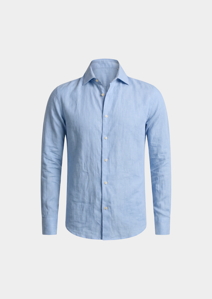 Portofino Coastal Shirt - Light Blue | Roccella