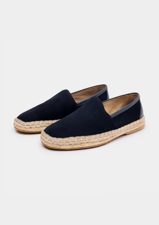Seaside Espadrilles - Navy Blue | Roccella