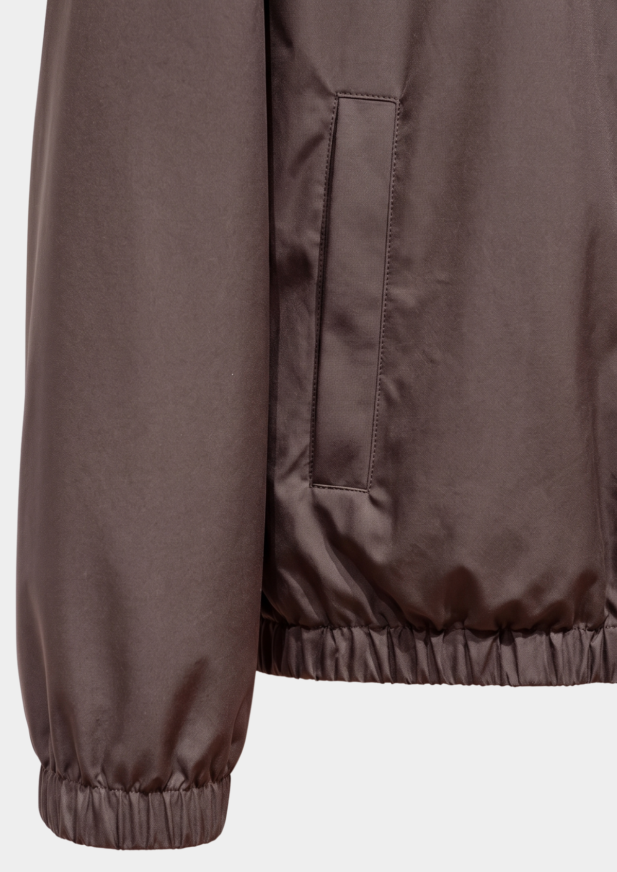 Coffee Technical Windbreaker Jacket | Roccella