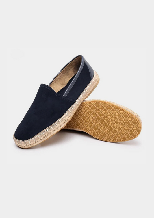 Seaside Espadrilles - Navy Blue | Roccella
