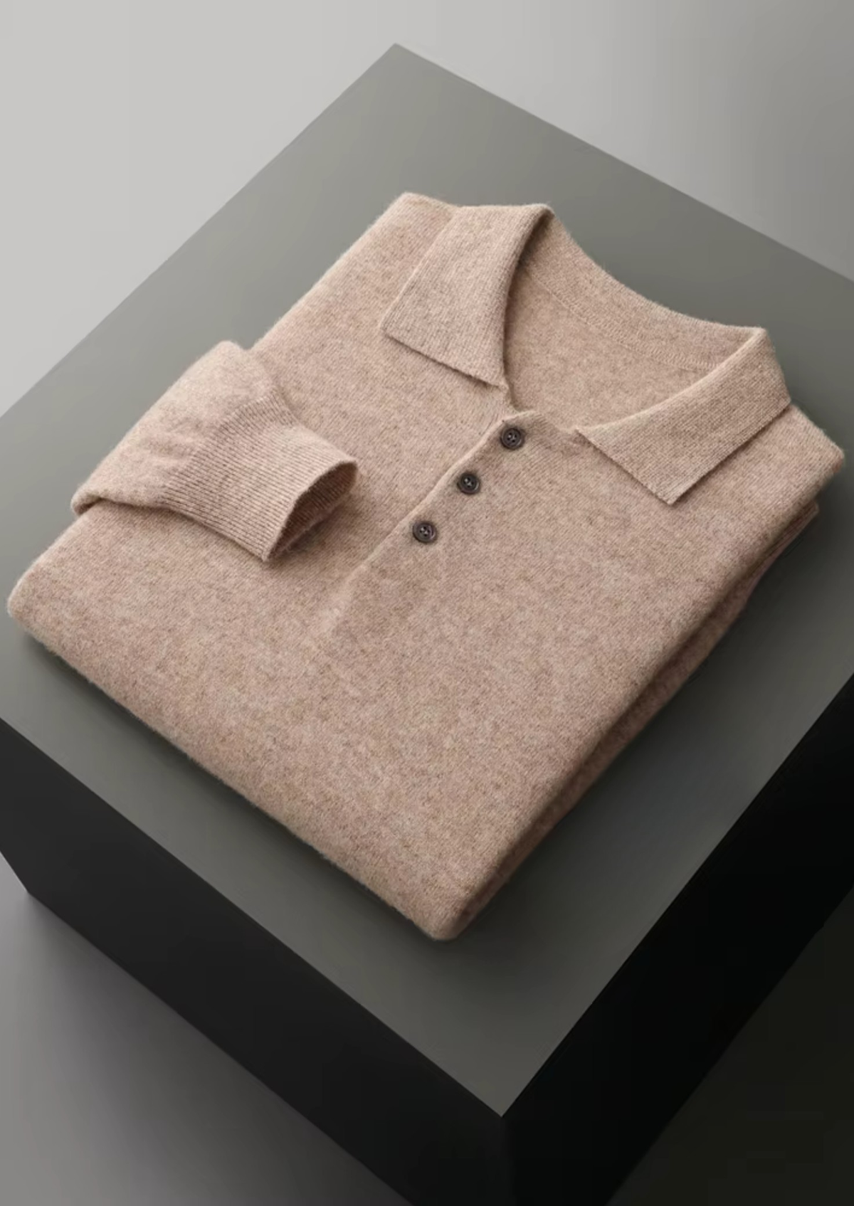 Pure Extra-Fine Merino Wool Classic Sweater Polo | Roccella