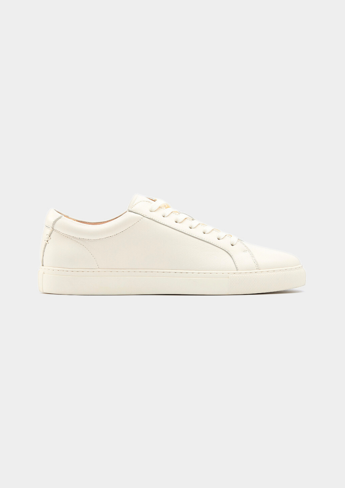 Ivory Essential Leather Sneaker | Roccella