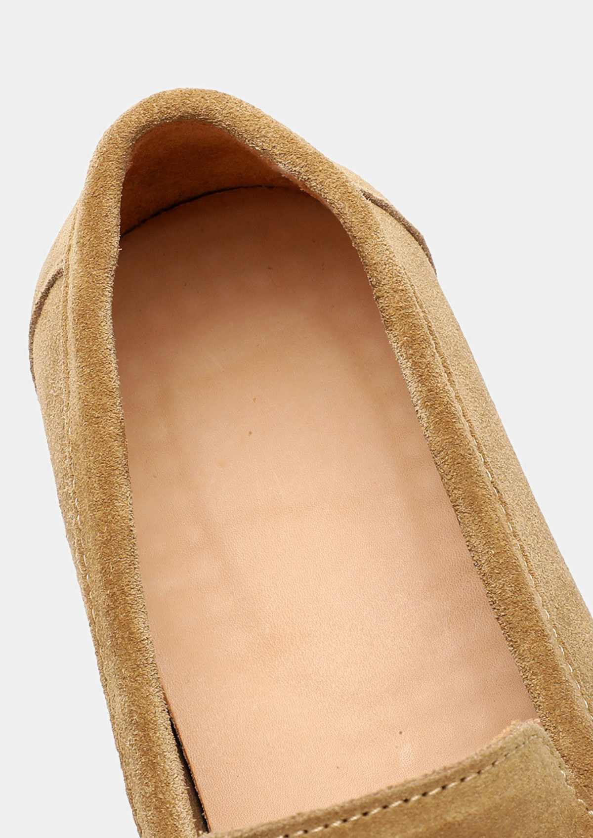Caramel Classic Penny Suede Loafers | Roccella