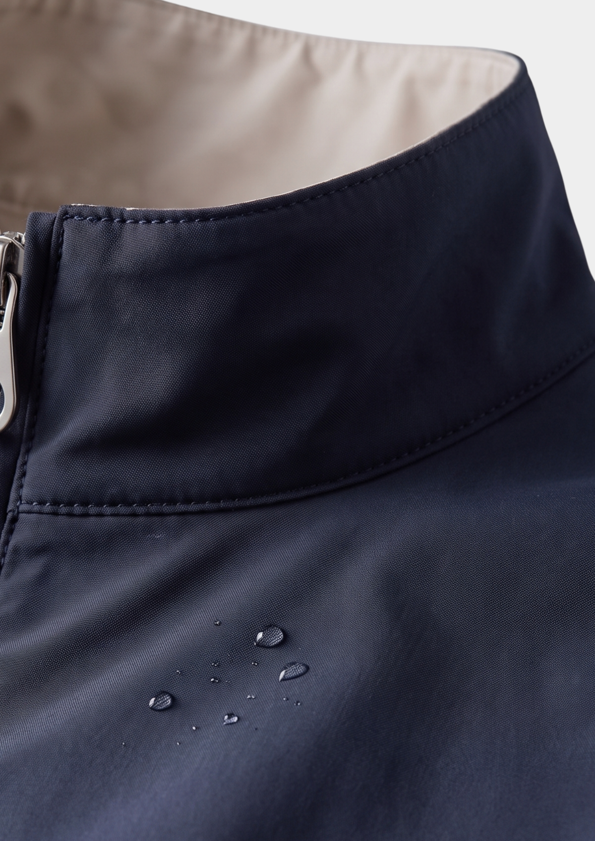 Navy Blue Technical Windbreaker Jacket | Roccella