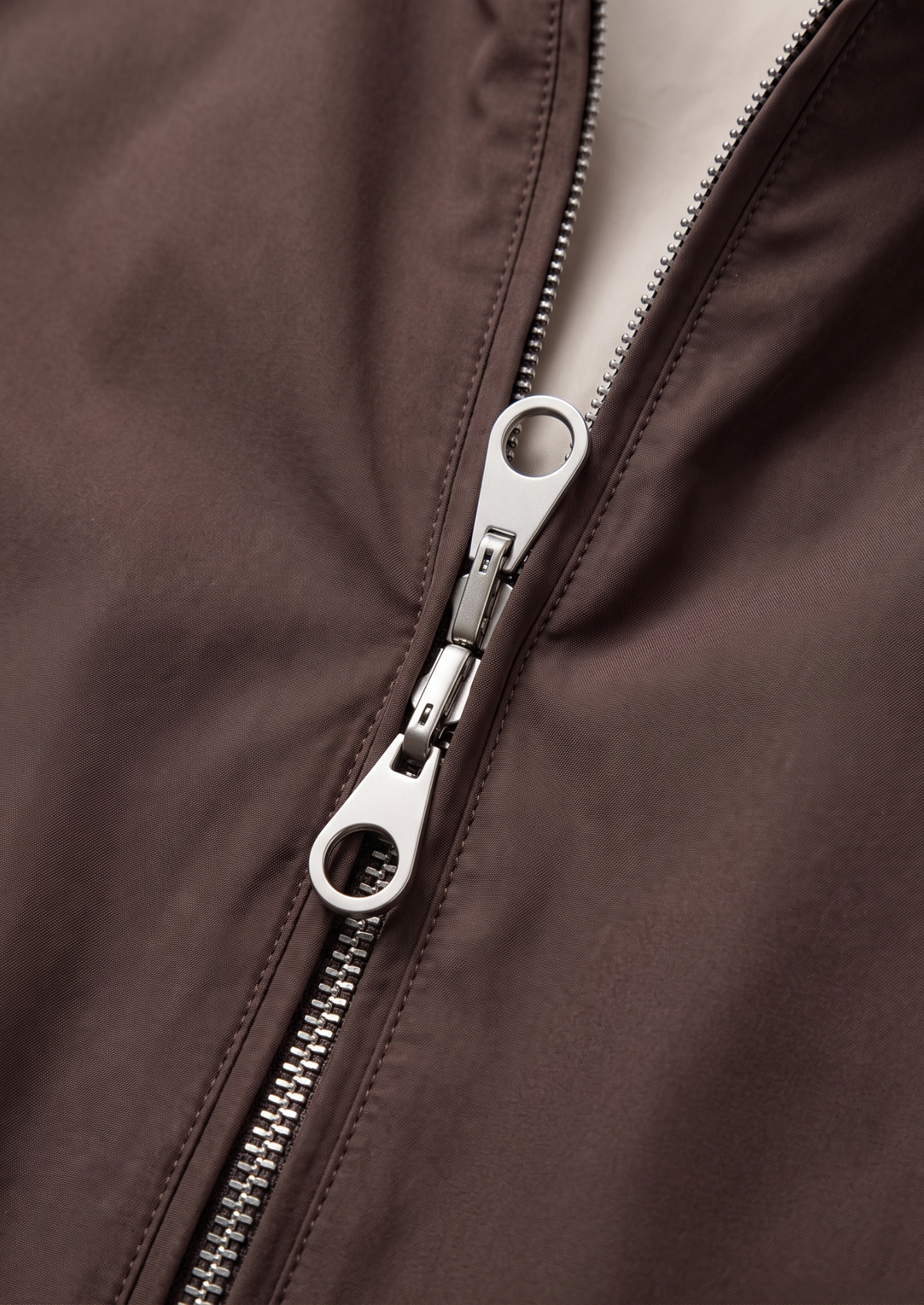 Coffee Technical Windbreaker Jacket | Roccella