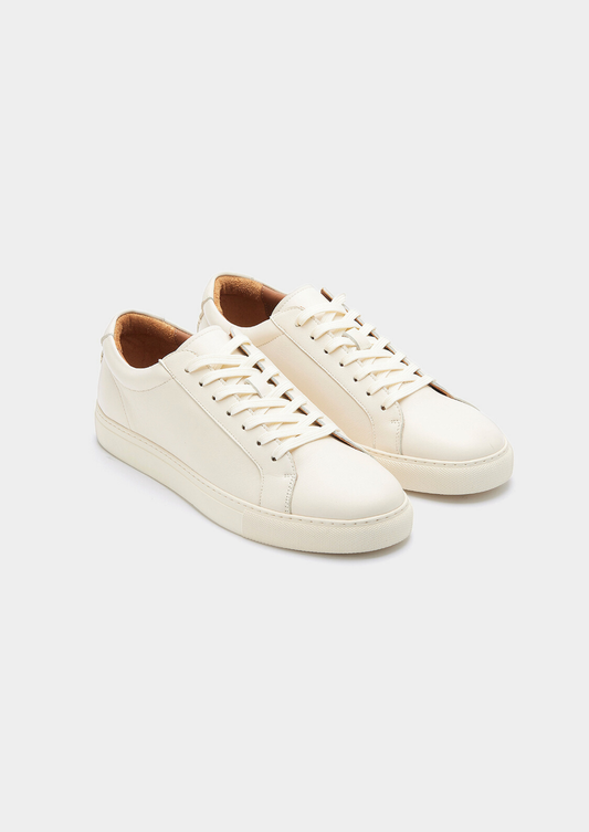 Ivory Essential Leather Sneaker | Roccella