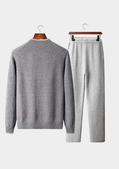 Pure Extra-Fine Merino Wool Two Tone Set | Roccella