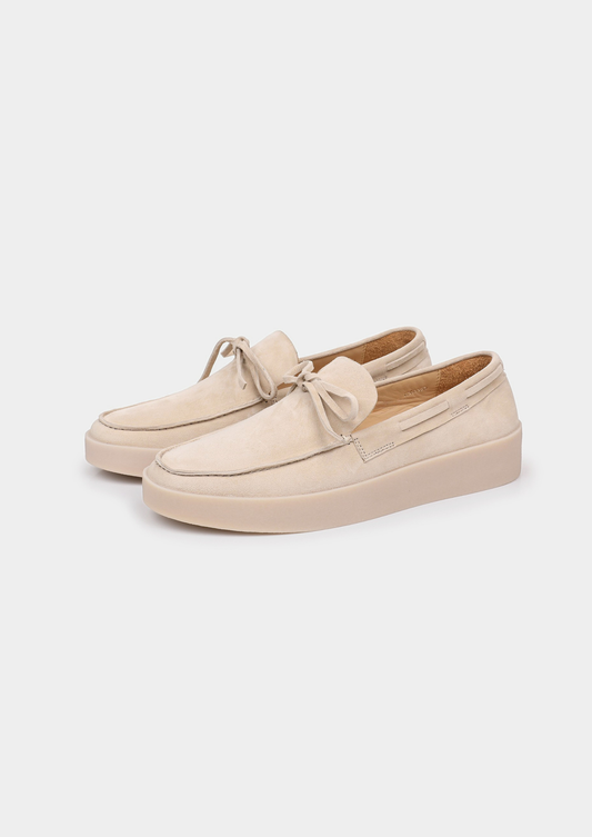Ivory Boat Loafers | Roccella