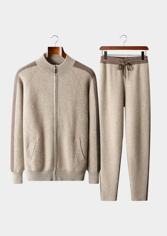 Premium Cashmere Sand Torino Leisure Set | Roccella