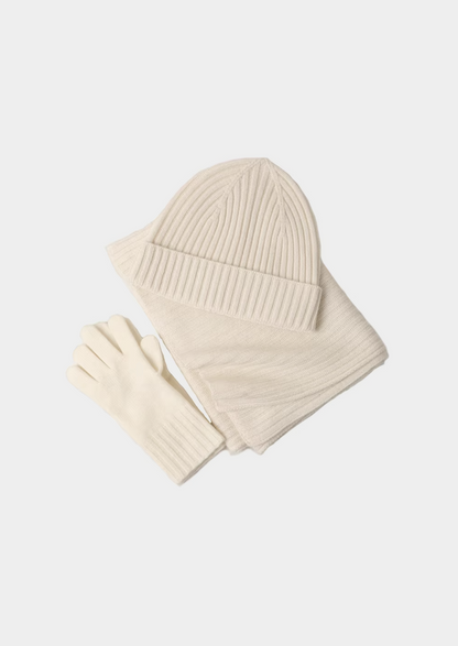 Pure Extra-Fine Merino Wool Wintertime Essentials - Ivory | Roccella