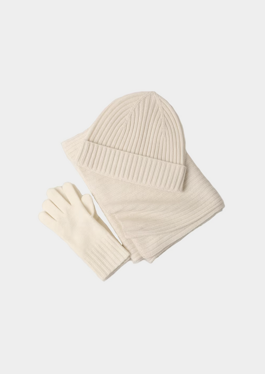 Pure Extra-Fine Merino Wool Wintertime Essentials - Ivory | Roccella
