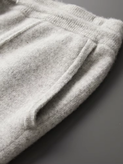 Pure Extra-Fine Merino Wool Leisure Trousers | Roccella