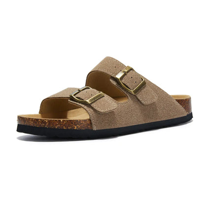 Maibulun Suede Arizona Sandals - Sand | Roccella