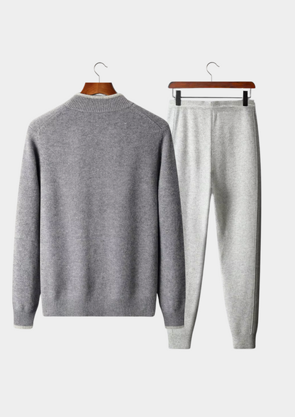 Pure Extra-Fine Merino Wool Two Tone Set | Roccella