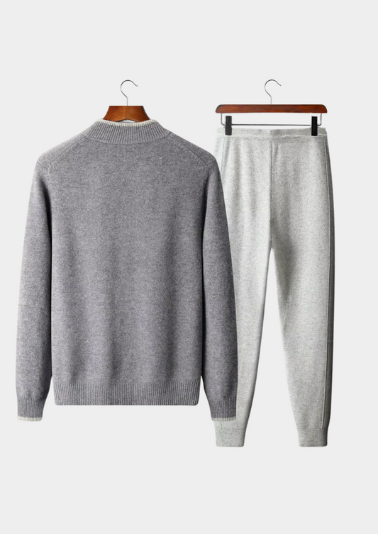 Pure Extra-Fine Merino Wool Two Tone Set | Roccella