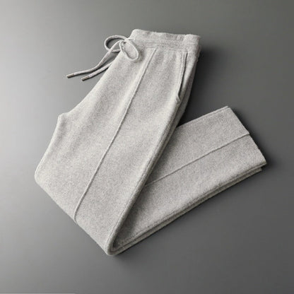 Pure Extra-Fine Merino Wool Leisure Trousers | Roccella