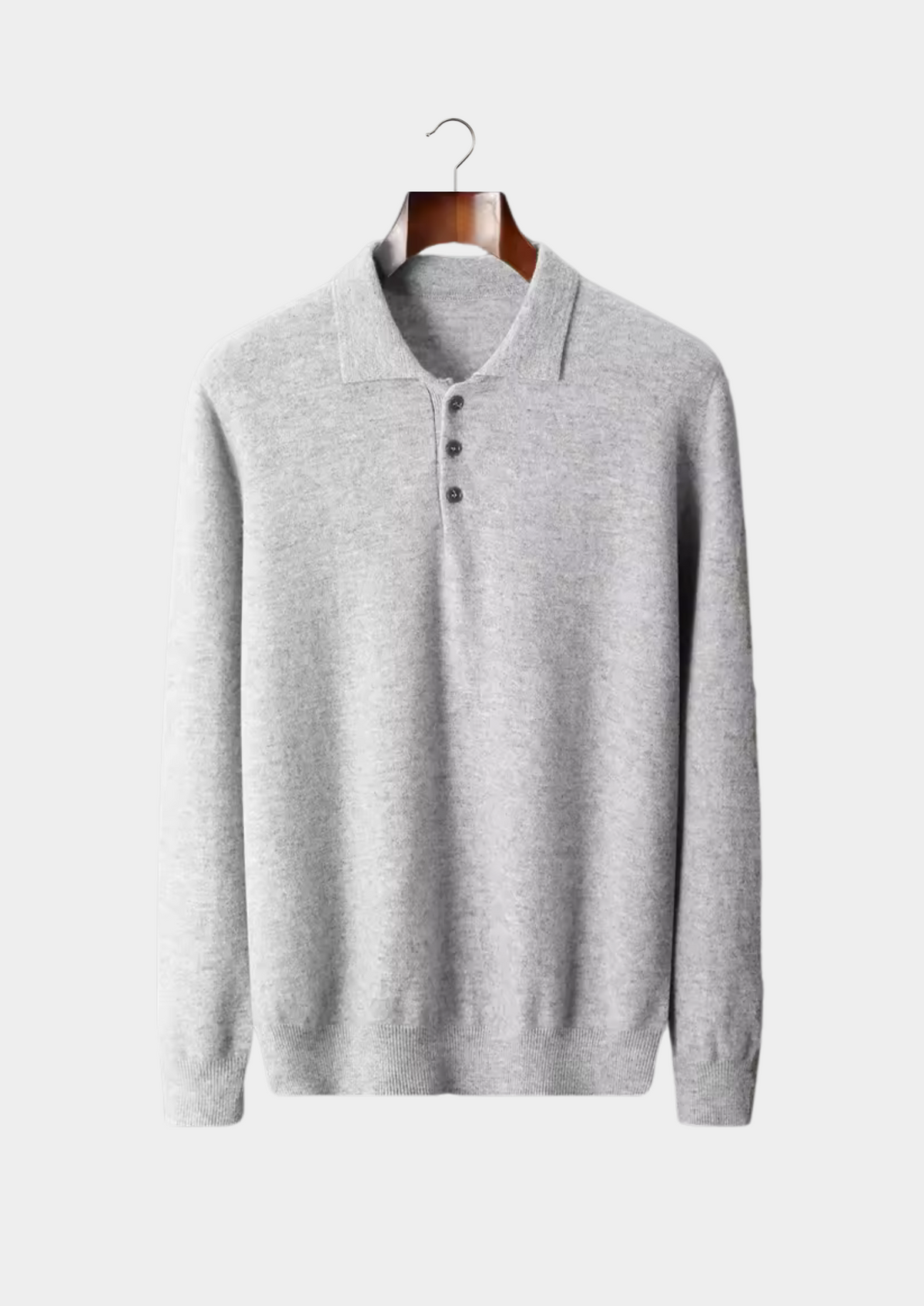 Pure Extra-Fine Merino Wool Classic Sweater Polo | Roccella