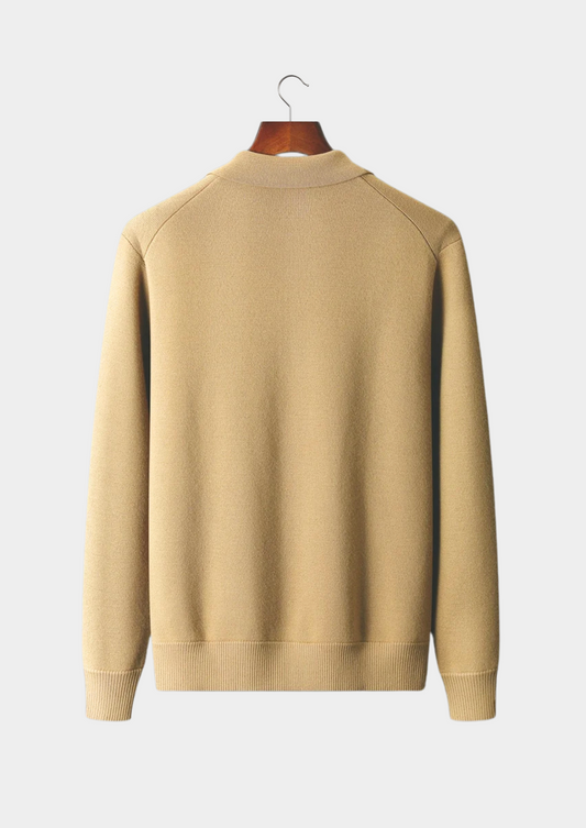Pure Extra-Fine Merino Wool Button Overshirt | Roccella