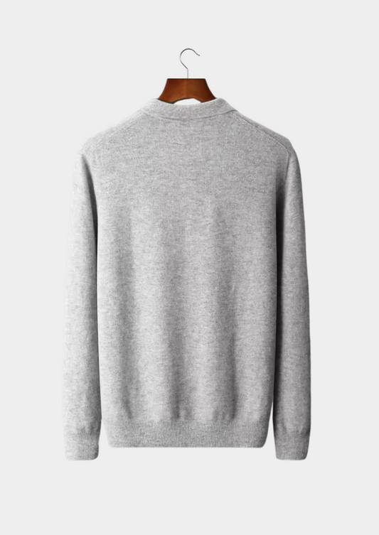 Pure Extra-Fine Merino Wool Classic Sweater Polo | Roccella