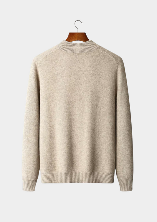 Pure Extra-Fine Merino Wool Zipper Cardigan | Roccella