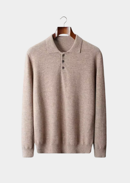 Pure Extra-Fine Merino Wool Classic Sweater Polo | Roccella