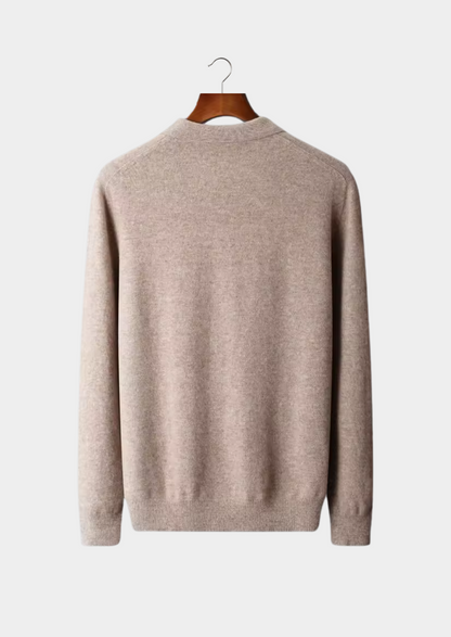 Pure Extra-Fine Merino Wool Classic Sweater Polo | Roccella