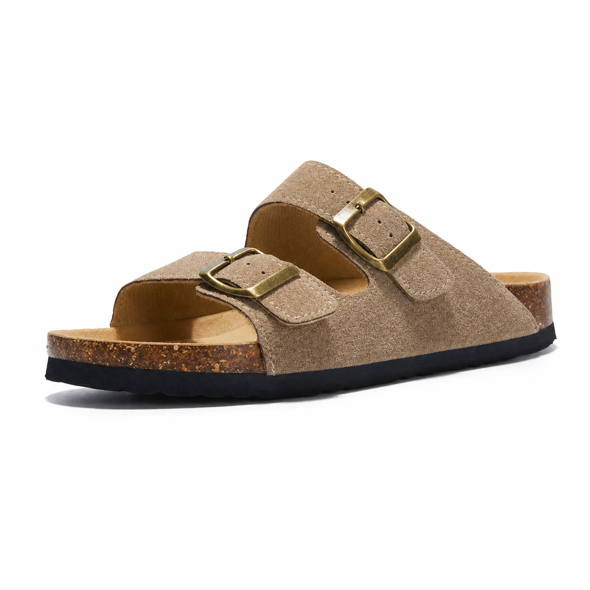Maibulun Suede Arizona Sandals - Sand | Roccella