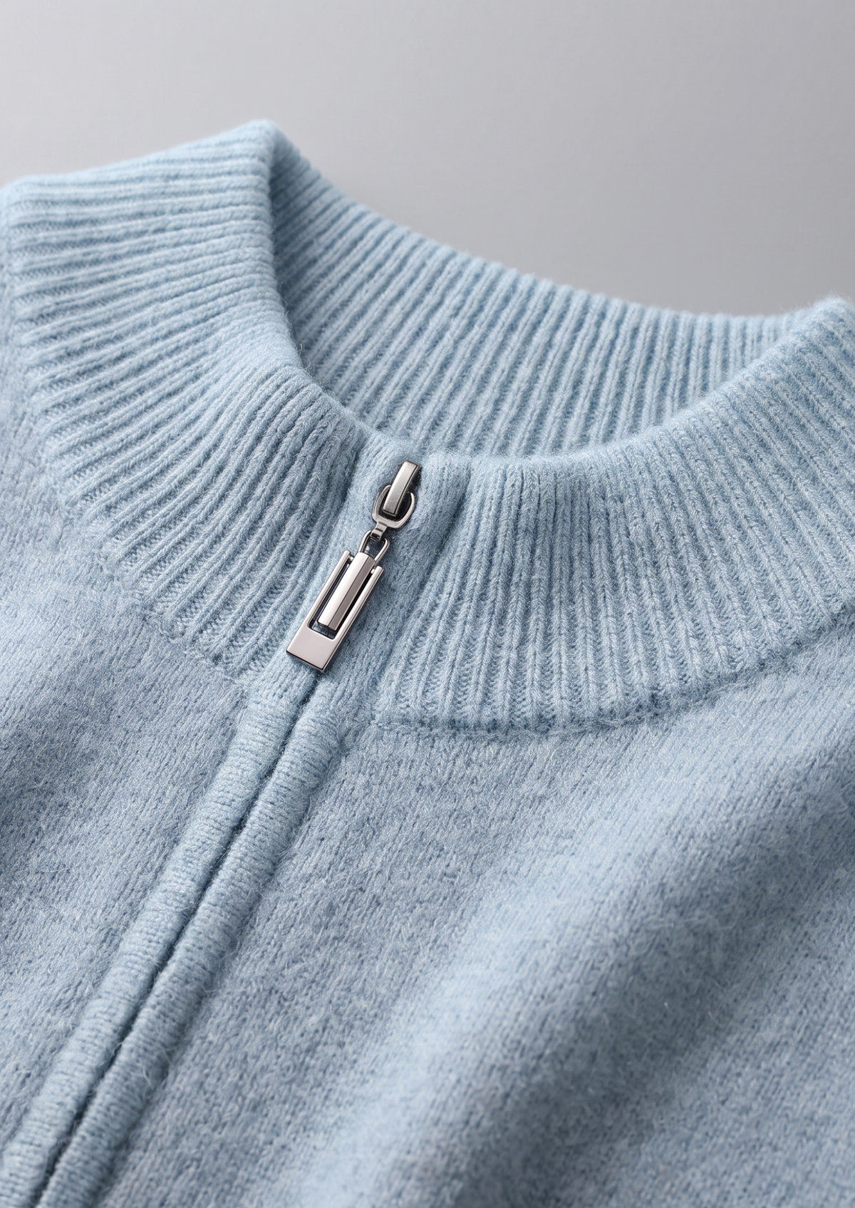 Pure Extra-Fine Merino Wool Light Blue Luzzo Set | Roccella
