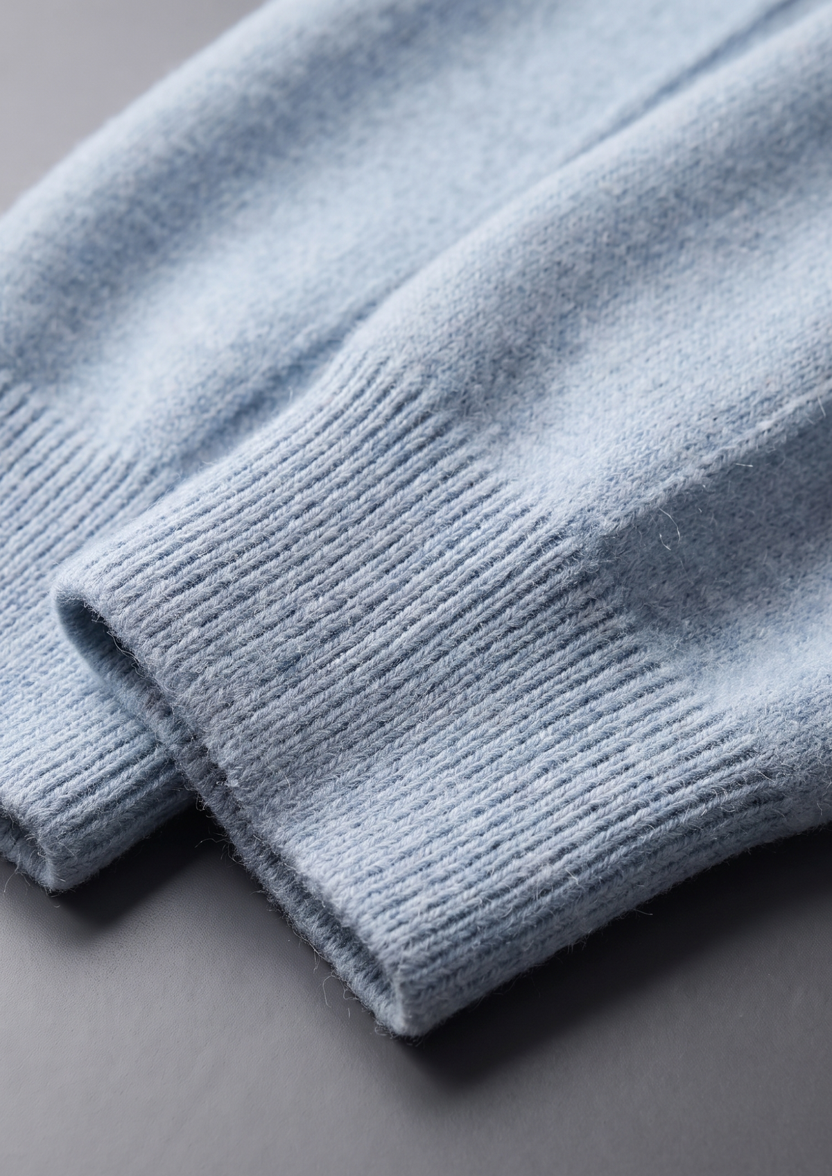 Pure Extra-Fine Merino Wool Light Blue Luzzo Set | Roccella