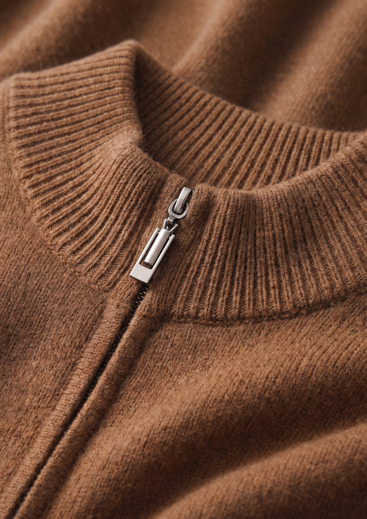 Pure Extra-Fine Merino Wool Caramel Luzzo Set | Roccella