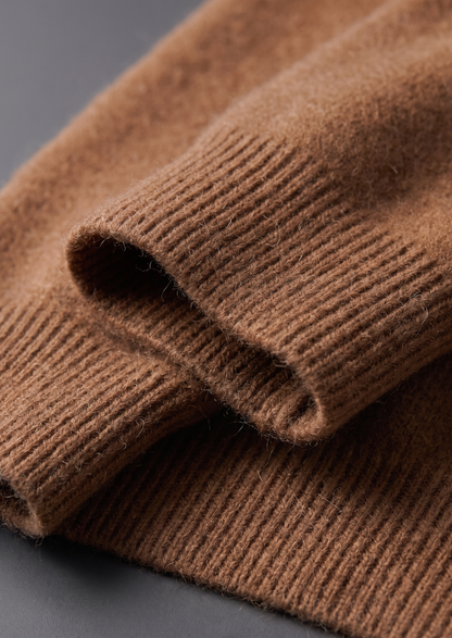 Pure Extra-Fine Merino Wool Caramel Luzzo Set | Roccella