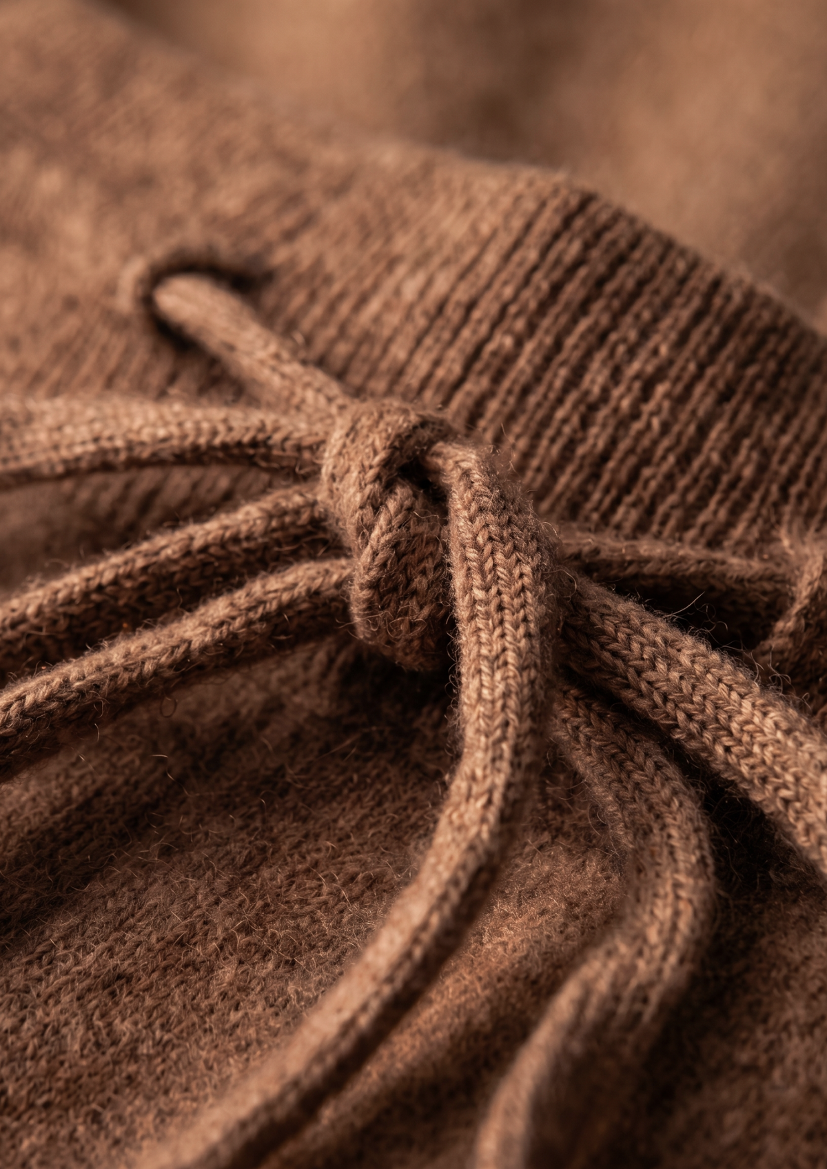 Pure Extra-Fine Merino Wool Caramel Luzzo Set | Roccella