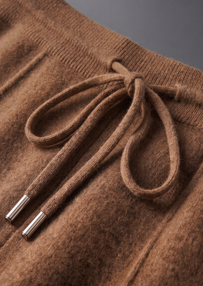Pure Extra-Fine Merino Wool Caramel Luzzo Set | Roccella