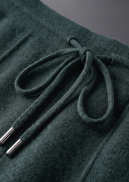 Pure Extra-Fine Merino Wool Sea Green Luzzo Set | Roccella